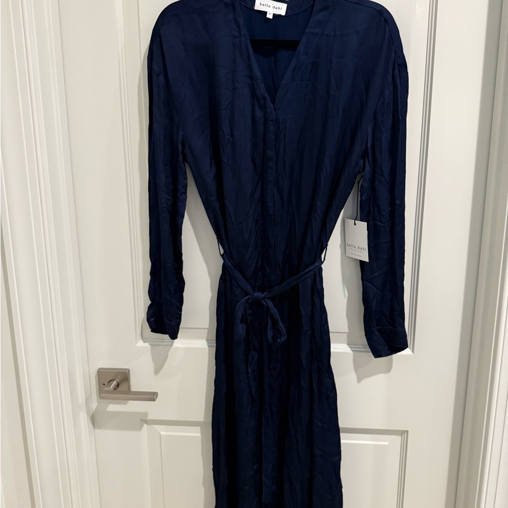 Elegant Navy Blue Women's Dress Medium NWT. Bella Dahl